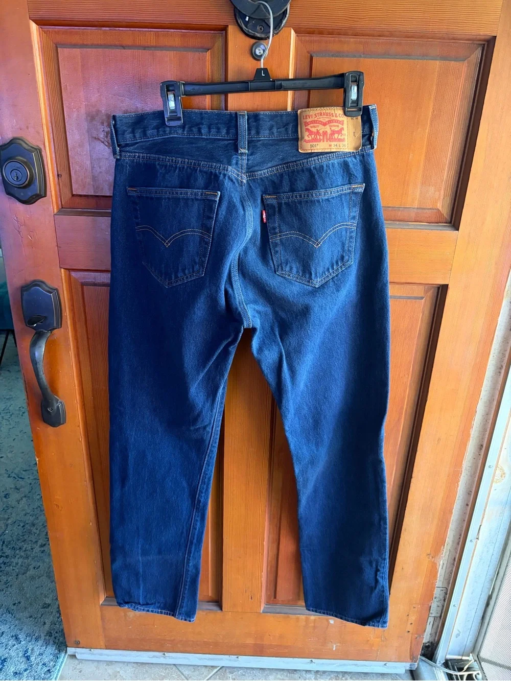 Levi's Men's Straight Dark Indigo Jeans